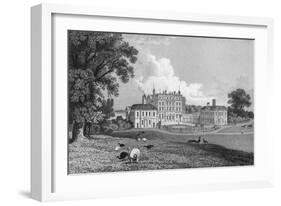 View of Chevening Place, Engraved by S. Lacy, 1830-Thomas Mann Baynes-Framed Giclee Print
