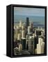 View of Chicago from the Sears Tower Sky Deck, Chicago, Illinois, USA-Robert Harding-Framed Stretched Canvas