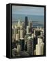 View of Chicago from the Sears Tower Sky Deck, Chicago, Illinois, USA-Robert Harding-Framed Stretched Canvas