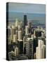 View of Chicago from the Sears Tower Sky Deck, Chicago, Illinois, USA-Robert Harding-Stretched Canvas
