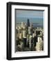 View of Chicago from the Sears Tower Sky Deck, Chicago, Illinois, USA-Robert Harding-Framed Photographic Print