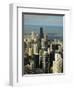 View of Chicago from the Sears Tower Sky Deck, Chicago, Illinois, USA-Robert Harding-Framed Photographic Print