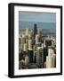 View of Chicago from the Sears Tower Sky Deck, Chicago, Illinois, USA-Robert Harding-Framed Photographic Print