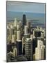 View of Chicago from the Sears Tower Sky Deck, Chicago, Illinois, USA-Robert Harding-Mounted Photographic Print