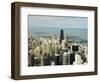 View of Chicago from the Sears Tower Sky Deck, Chicago, Illinois, USA-Robert Harding-Framed Photographic Print