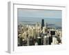 View of Chicago from the Sears Tower Sky Deck, Chicago, Illinois, USA-Robert Harding-Framed Photographic Print