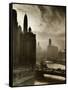 View of Chicago Sky and Skyscrapers-null-Framed Stretched Canvas