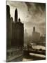 View of Chicago Sky and Skyscrapers-null-Mounted Photographic Print