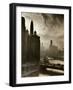 View of Chicago Sky and Skyscrapers-null-Framed Photographic Print