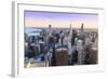 View of Chicago Skyline and Suburbs Looking South in Late Afternoon, Chicago, Illinois, USA-Amanda Hall-Framed Photographic Print