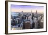 View of Chicago Skyline and Suburbs Looking South in Late Afternoon, Chicago, Illinois, USA-Amanda Hall-Framed Photographic Print