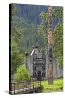 View of Chief Shakes Tribal House, Wrangell, Alaska, USA-Jaynes Gallery-Stretched Canvas