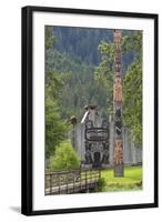 View of Chief Shakes Tribal House, Wrangell, Alaska, USA-Jaynes Gallery-Framed Photographic Print