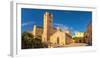 View of Chiesa Parrocchiale di S. Paolo Apostolo church on sunny day in Olbia, Olbia, Sardinia-Frank Fell-Framed Photographic Print