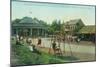 View of Children's Playground at Golden Gate Park - San Francisco, CA-Lantern Press-Mounted Art Print