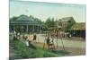 View of Children's Playground at Golden Gate Park - San Francisco, CA-Lantern Press-Mounted Art Print