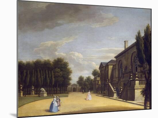 View of Chiswick Villa from the Back to the Inigo Jones Gate, 1742-George Lambert-Mounted Giclee Print