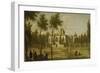 View of Chiswick Villa from the Lawn, C.1735-George Lambert-Framed Giclee Print