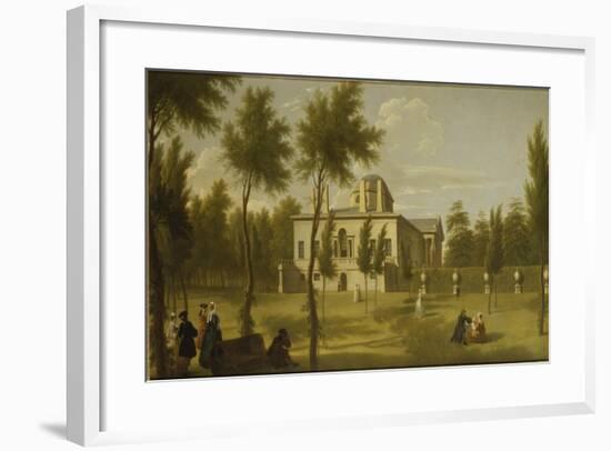 View of Chiswick Villa from the Lawn, C.1735-George Lambert-Framed Giclee Print