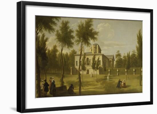 View of Chiswick Villa from the Lawn, C.1735-George Lambert-Framed Giclee Print