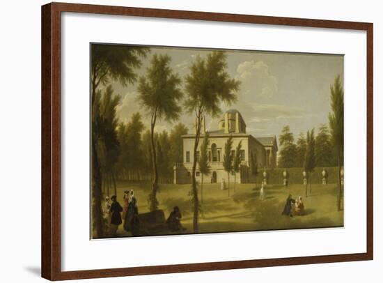 View of Chiswick Villa from the Lawn, C.1735-George Lambert-Framed Giclee Print