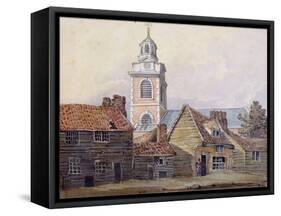 View of Christchurch, 1810-William Pearson-Framed Stretched Canvas