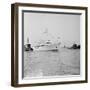 View of Christina Arriving with Winston Churchill and Aristotle Onassis-Joe Giardelli-Framed Photographic Print