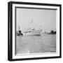 View of Christina Arriving with Winston Churchill and Aristotle Onassis-Joe Giardelli-Framed Photographic Print