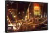 View of Christmas Decorations, Kowloon, Hong Kong, China-Dallas and John Heaton-Framed Stretched Canvas