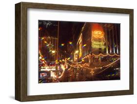 View of Christmas Decorations, Kowloon, Hong Kong, China-Dallas and John Heaton-Framed Photographic Print