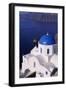 View of Church in Village of Oia on the Island of Santorini, Greece-null-Framed Giclee Print
