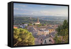 View of Church of Santa Giuliana, Perugia, Umbria, Italy-Ian Trower-Framed Stretched Canvas