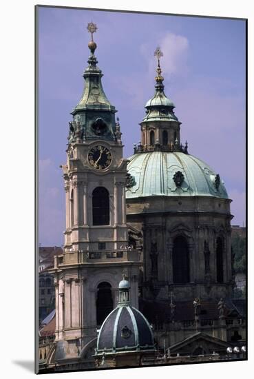 View of Church of St. Nicholas-Christoph Dientzenhofer-Mounted Giclee Print