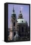 View of Church of St. Nicholas-Christoph Dientzenhofer-Framed Stretched Canvas