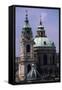 View of Church of St. Nicholas-Christoph Dientzenhofer-Framed Stretched Canvas