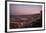 View of City and Ports at Dusk from Paseo 21 De Mayo, Cerro Playa Ancha, Valparaiso-Ben Pipe-Framed Photographic Print