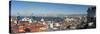 View of City and Ports from Paseo 21 De Mayo, Cerro Playa Ancha, Valparaiso-Ben Pipe-Stretched Canvas