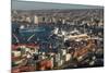 View of City and Ports from Paseo 21 De Mayo, Cerro Playa Ancha, Valparaiso-Ben Pipe-Mounted Photographic Print