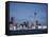 View of City and Tower from the Water, Auckland, North Island, New Zealand-D H Webster-Framed Stretched Canvas
