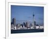 View of City and Tower from the Water, Auckland, North Island, New Zealand-D H Webster-Framed Photographic Print