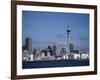 View of City and Tower from the Water, Auckland, North Island, New Zealand-D H Webster-Framed Photographic Print