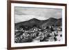 View of City and Twin Peaks - San Francisco, CA-Lantern Press-Framed Art Print