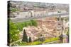 View of City Center of Florence and River Arno, Florence (Firenze), Tuscany, Italy, Europe-Nico Tondini-Stretched Canvas