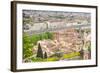 View of City Center of Florence and River Arno, Florence (Firenze), Tuscany, Italy, Europe-Nico Tondini-Framed Photographic Print