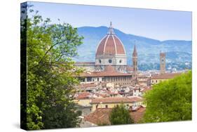 View of City Center of Florence (Firenze), UNESCO World Heritage Site, Tuscany, Italy, Europe-Nico Tondini-Stretched Canvas