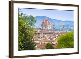 View of City Center of Florence (Firenze), UNESCO World Heritage Site, Tuscany, Italy, Europe-Nico Tondini-Framed Photographic Print