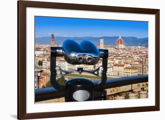 View of City Center of Florence, Florence (Firenze), Tuscany, Italy, Europe-Nico Tondini-Framed Photographic Print