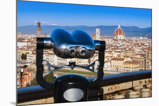 View of City Center of Florence, Florence (Firenze), Tuscany, Italy, Europe-Nico Tondini-Mounted Photographic Print