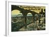 View of City from a Mission, Panama-CA Expo - San Diego, CA-Lantern Press-Framed Art Print