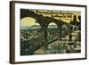 View of City from a Mission, Panama-CA Expo - San Diego, CA-Lantern Press-Framed Art Print